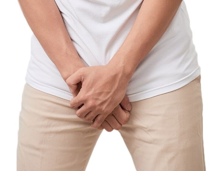 Pain and discomfort when urinating-symptoms of prostatitis